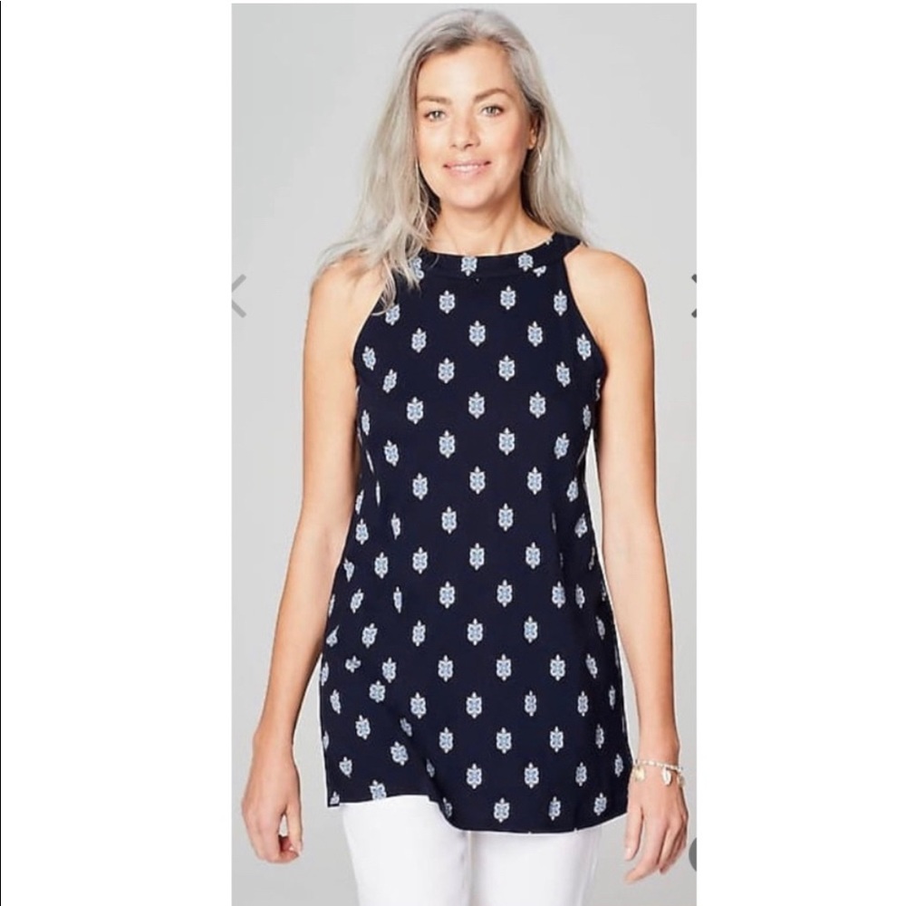 J. Jill Halter Neckline Tunic Tank